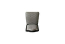 House Beatrice - Side Chair (Set of 2) - Two Tone Gray Fabric & Charcoal