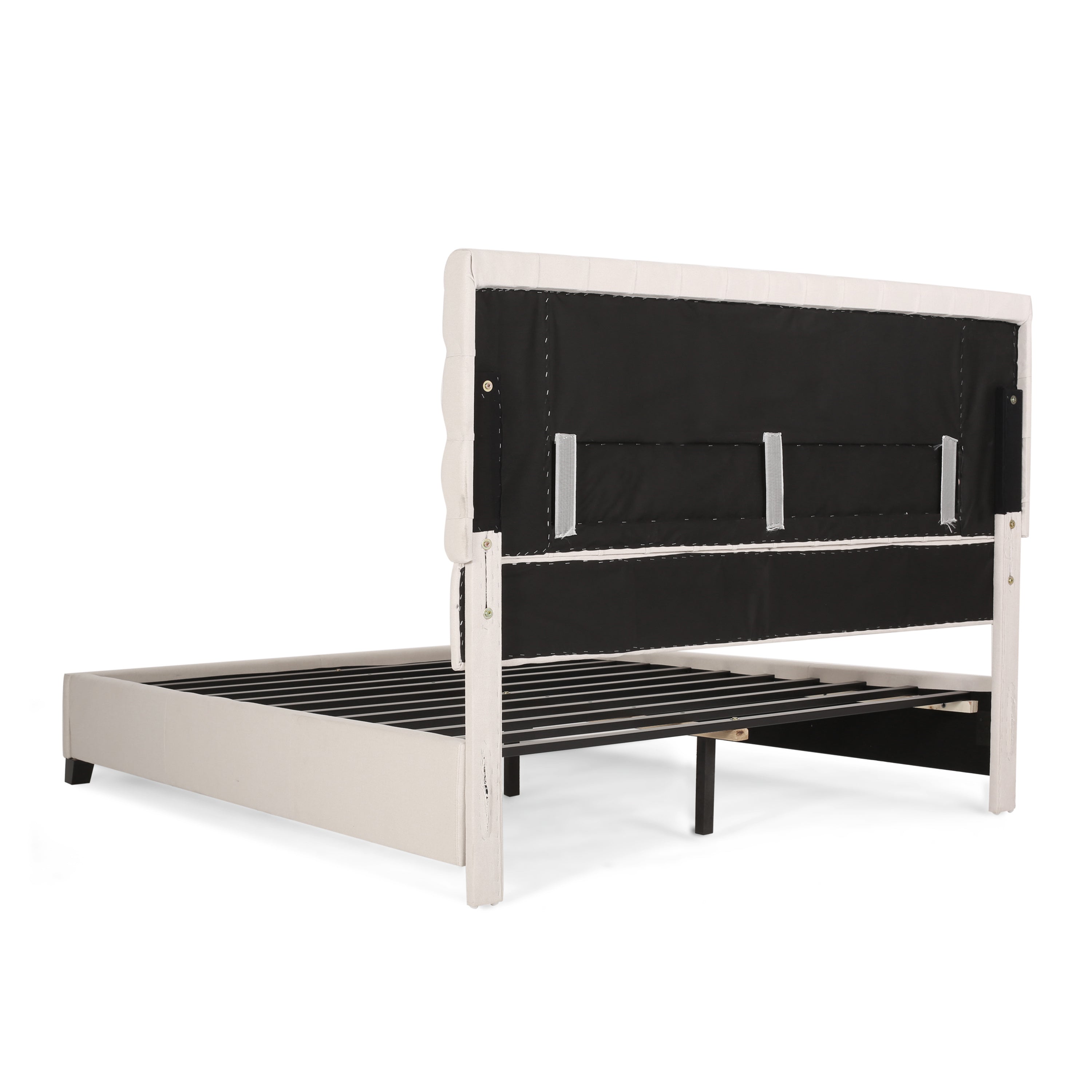 SCOUT FULLY UPHOLSTERED QUEEN WHOLE BED-HEADBOARD-NEW - Atlantic Fine Furniture Melbourne FL