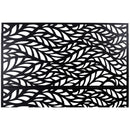 Outdoor & Indoor Privacy Screen Metal Privacy Screen, Freestanding Decorative Privacy Screen For Deck Balcony Patio - Black