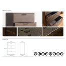 Oliver - Farmhouse Jumbo Chest With 4 Drawer Storage