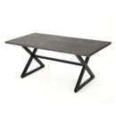 Rolando - Outdoor Aluminum Dining Table With Steel Frame
