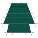 16 X 32 Ft High Strength Pool Safety Cover For Inground Winter Swimming Pools With Center End Step