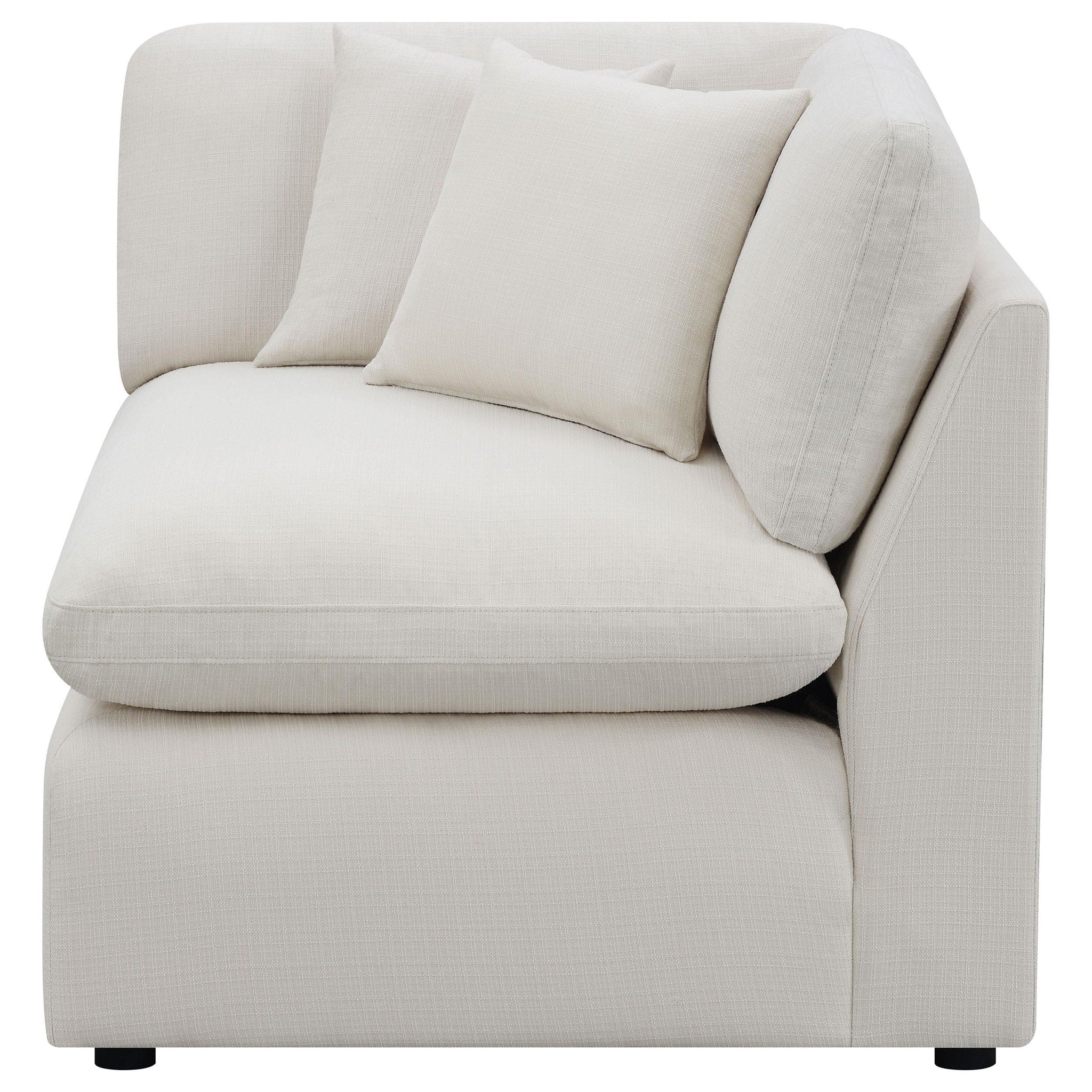 Hobson Upholstered Corner Ivory