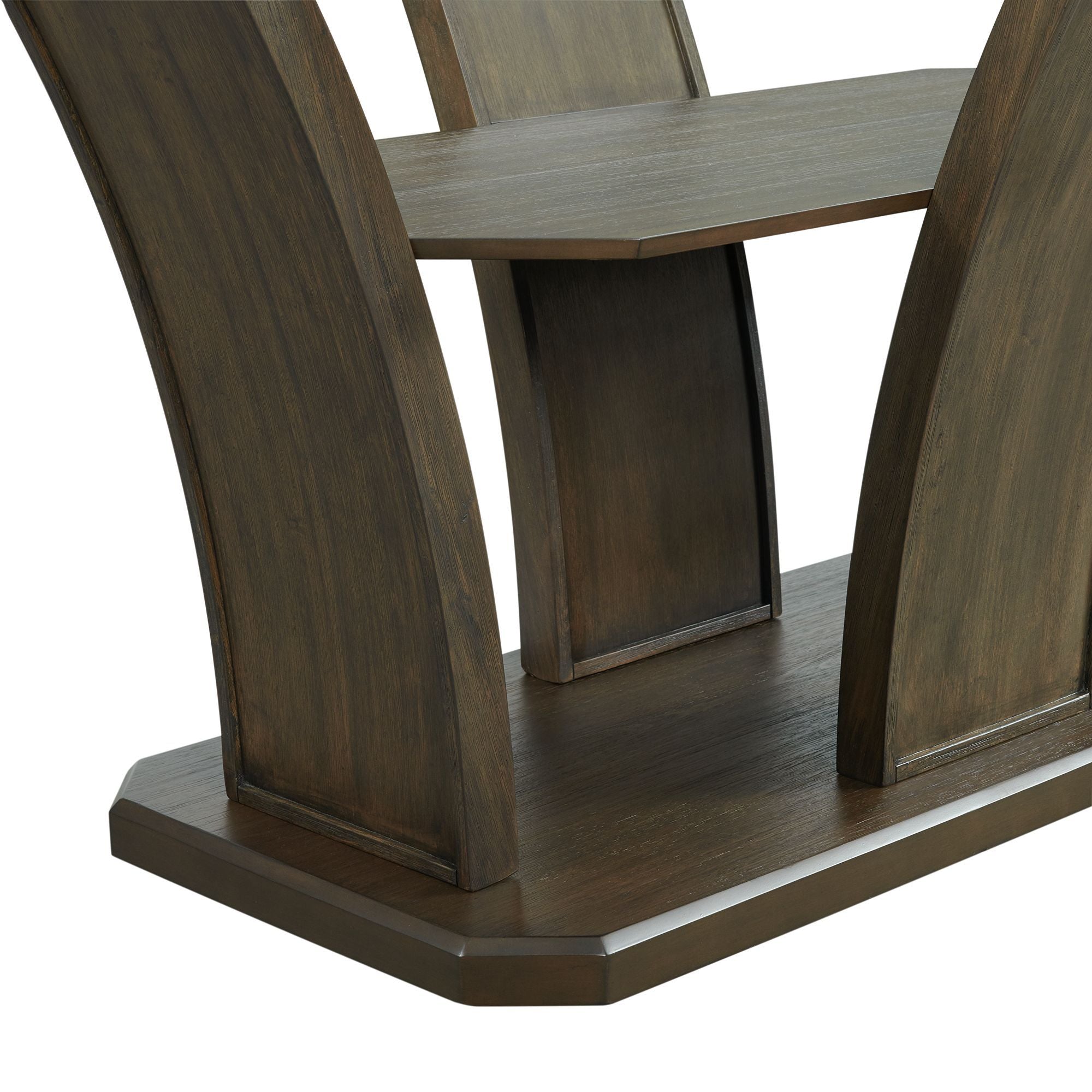 Dapper Rectangular Dining 5 Piece Set (Table And Four Chairs) in Walnut by Elements International, view 9