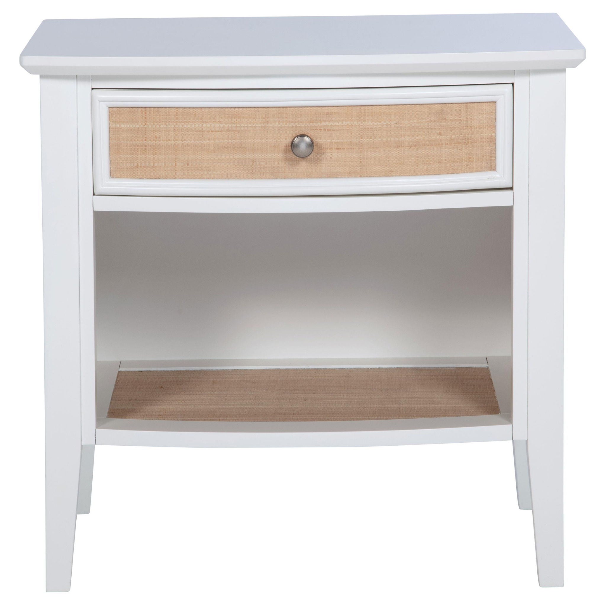 Bexhill 1-drawer Nightstand Bedside Table White
