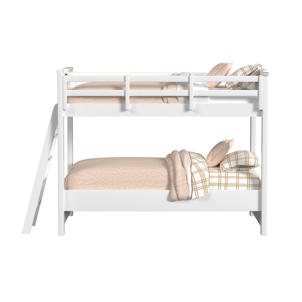 Hampton Kids Bunk Bed With Ladder in Black by Elements International, view 10