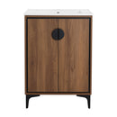 Modern Bathroom Vanity With Top Sink, Engineered Wood Storage Cabinet