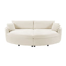 Oversized Double Chaise Lounge Sofa With USB Ports