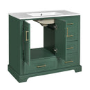 Traditional Bathroom Vanity With Soft Close Doors And Drawers