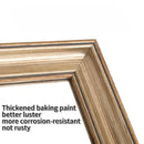 Elegant Full Body Floor Mirror With Artificial Wood Frame, Durable Design - Copper