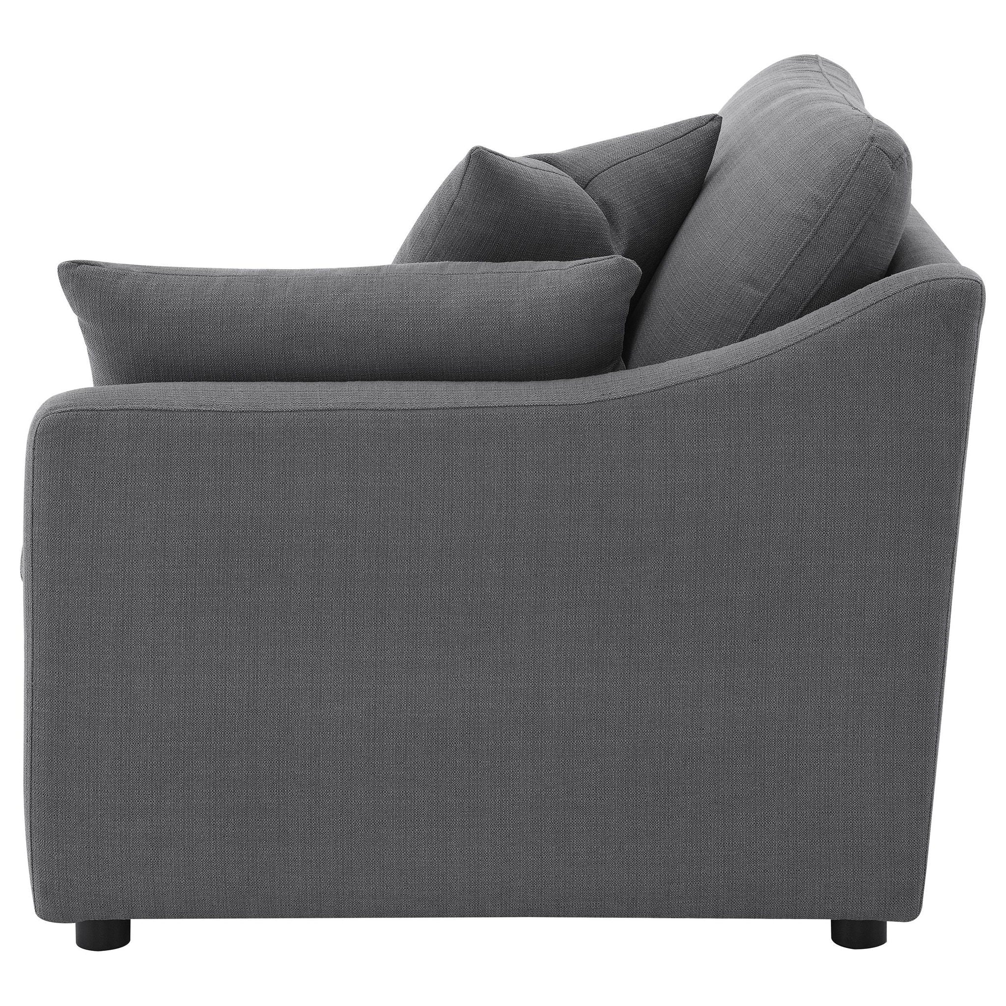 Hobson Upholstered RAF Chair Charcoal
