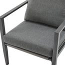 Modern Lounge Chair With Rope Accents And Cushions