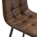 Bar Chair Set Comfortable With Metal Legs And Ergonomic Design