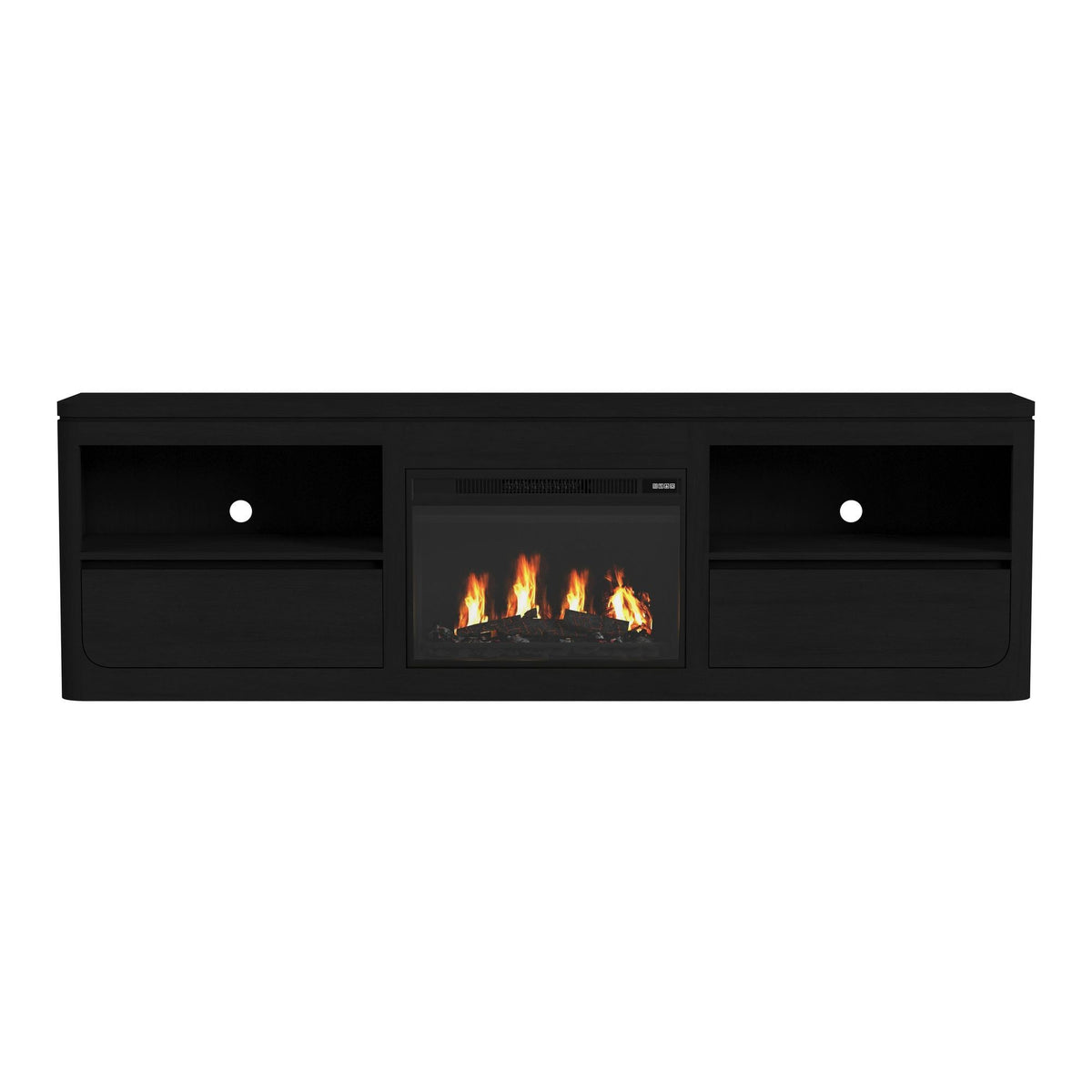 Rosalie TV Console in Black by Elements International, view 28