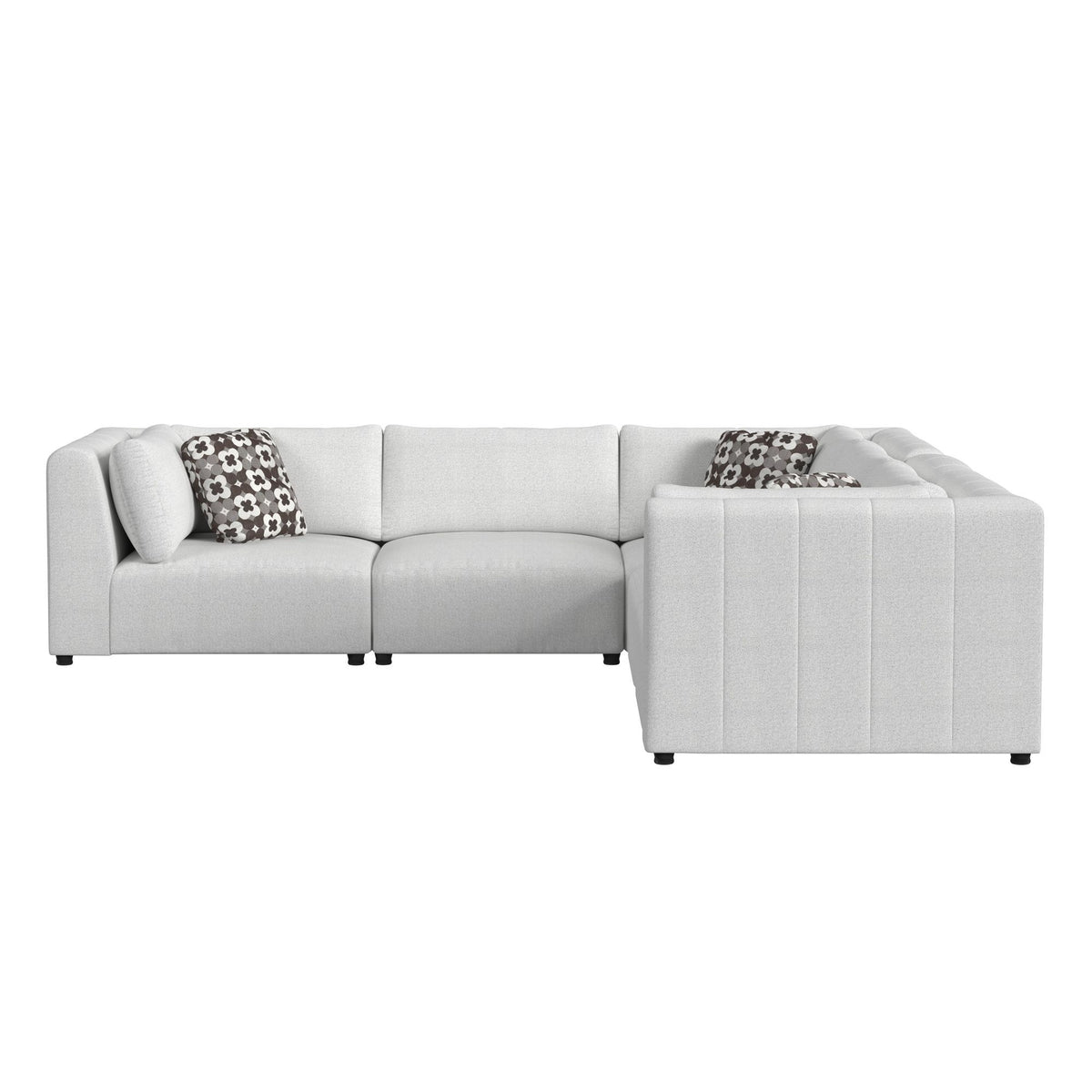Zandara Modular Set Sectional in Beige by Elements International, view 17