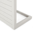 Aluminum Outdoor C - Shaped Side Table For Patio