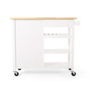 Contemporary Design Kitchen Cart With Wheels