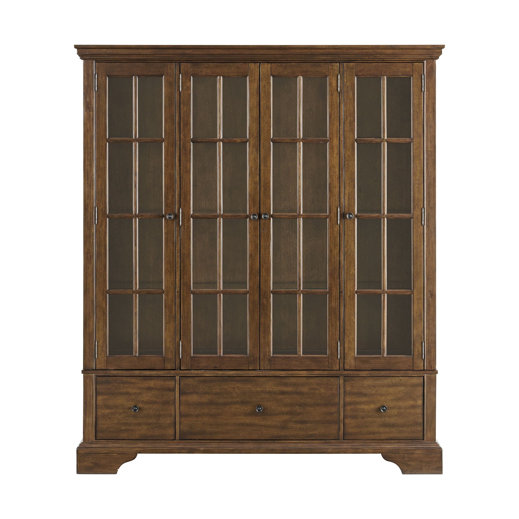 Phillipe - Complete Curio - Cherry - Atlantic Fine Furniture Melbourne FL