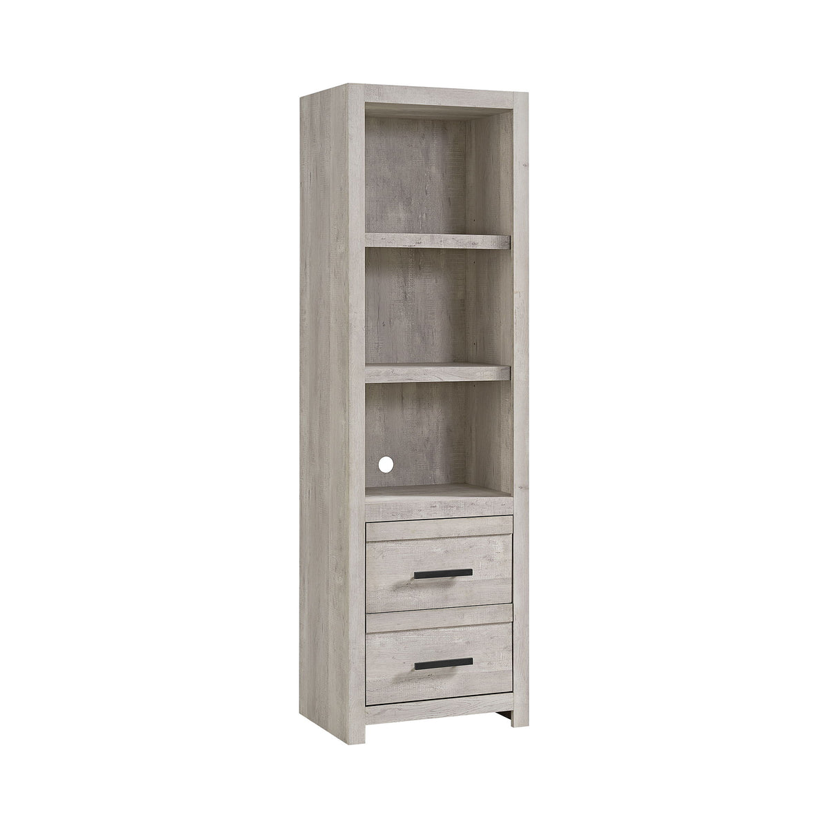 Eleanor Entertainment Unit With 82" TV Console in White by Elements International, view 13