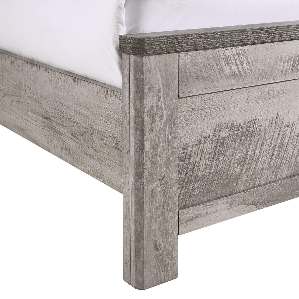 Millers Cove Panel Bed in Gray by Elements International, view 8
