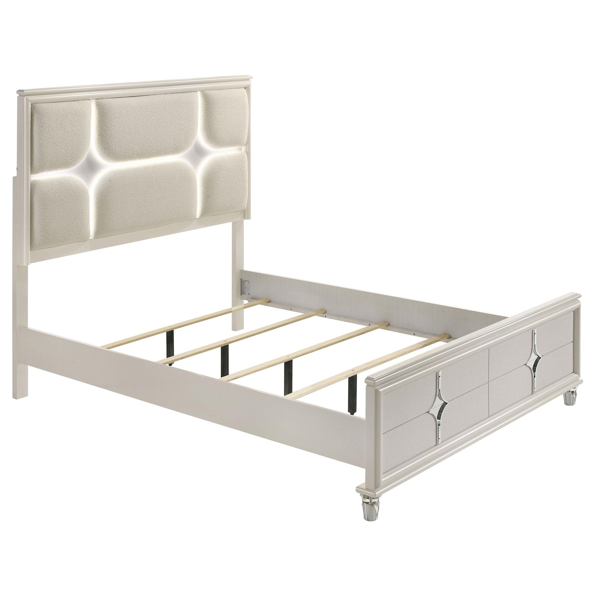 Olivia 5-piece Queen Bedroom Set Pearl White