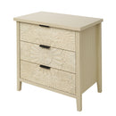 3 Drawer Cabinet, American Furniture, Suitable For Bedroom, Living Room, Study - Natural