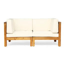 Brava - X Back Loveseat - Beige