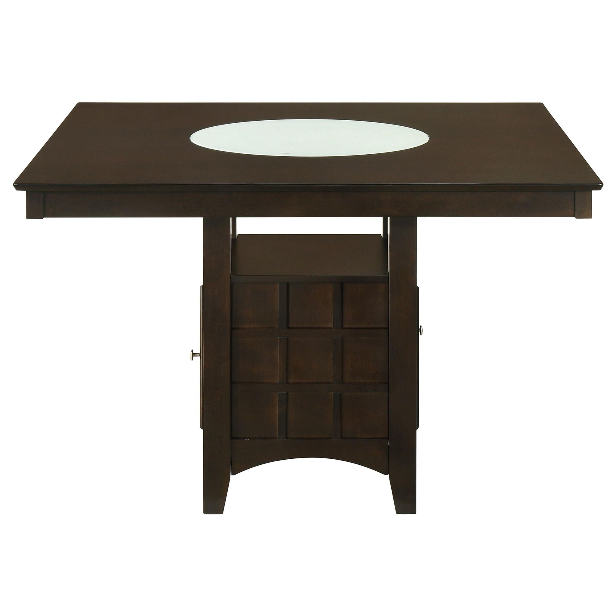 Gabriel 52-inch Counter Height Dining Table Cappuccino