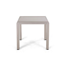Cape Coral - Contemporary Side Table With Frosted Glass Top