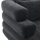 Oversized Chaise Lounge Sofa Bed With Deep Seat And Layered Armrests