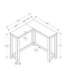 Corner Accent Console Table For Entryway, Unique Design Contemporary & Modern