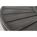 All Weather 4 Person Patio Sofa Set With Fire Pit And Side Table Rustproof - Brown