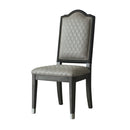 House Beatrice - Side Chair (Set of 2) - Two Tone Gray Fabric & Charcoal