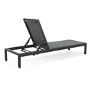Outdoor Patio Chaise Lounge With 5 Reclining Positions