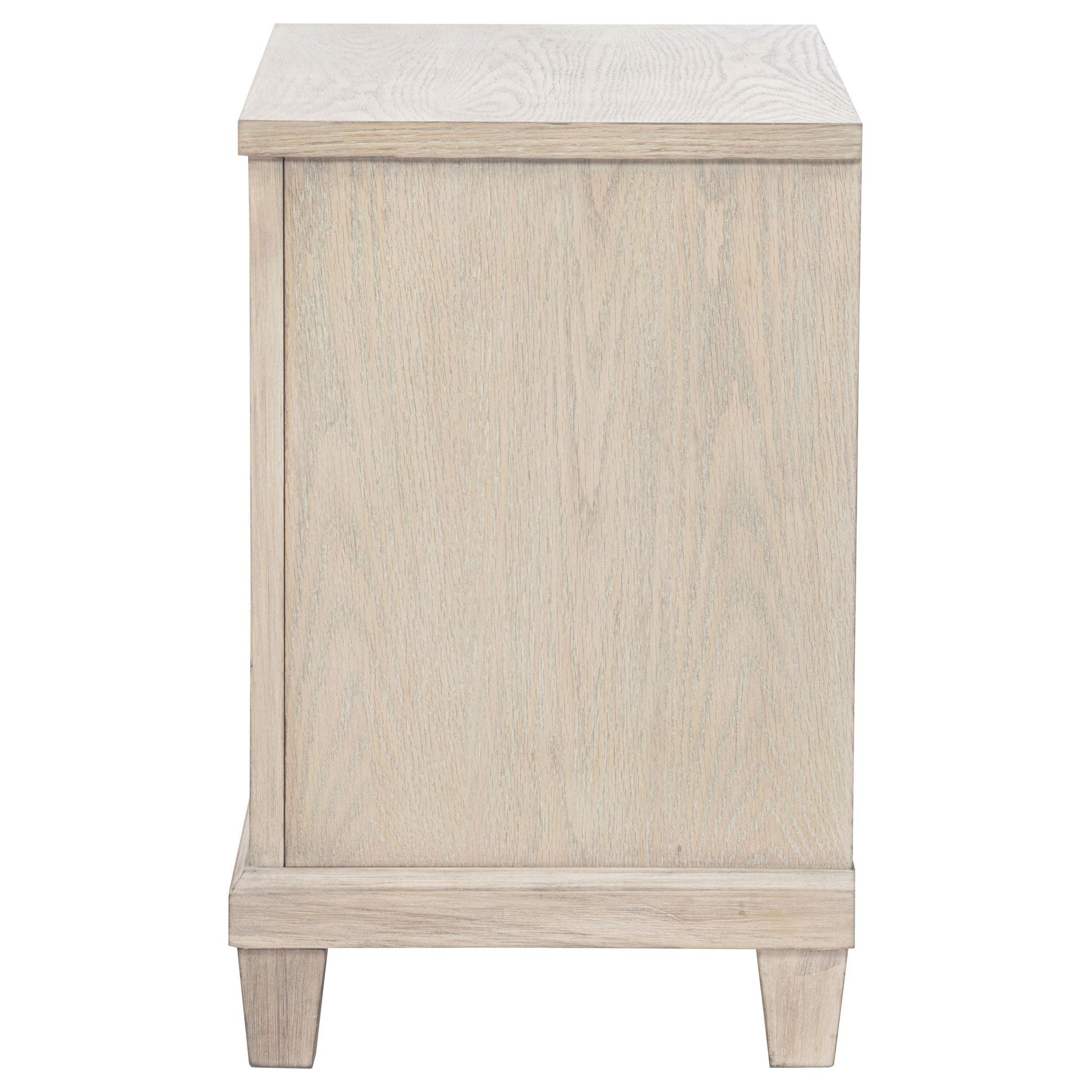 Pembroke 2-drawer Nightstand Bedside Table Washed Oak