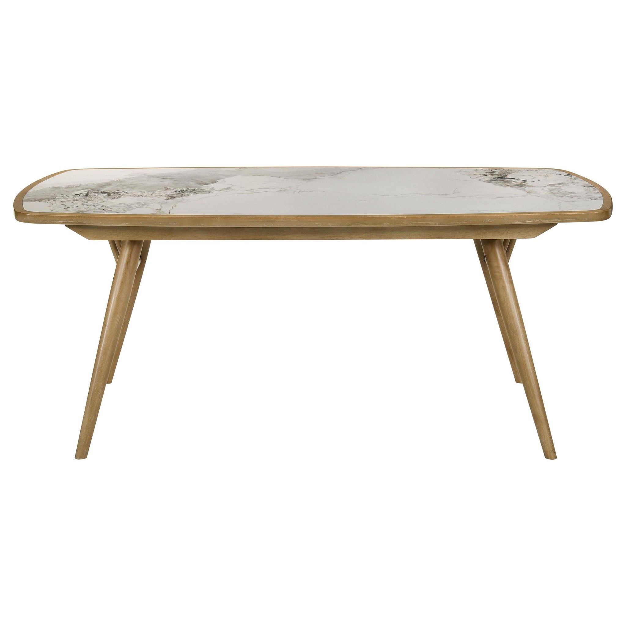 Croyden 73-inch Rectangular Dining Table Weathered Natural