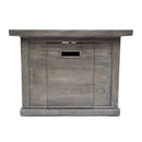 Outdoor Patio Square Gas Burning Mgo Fire Pit, Tank Inside, 40000 Btu