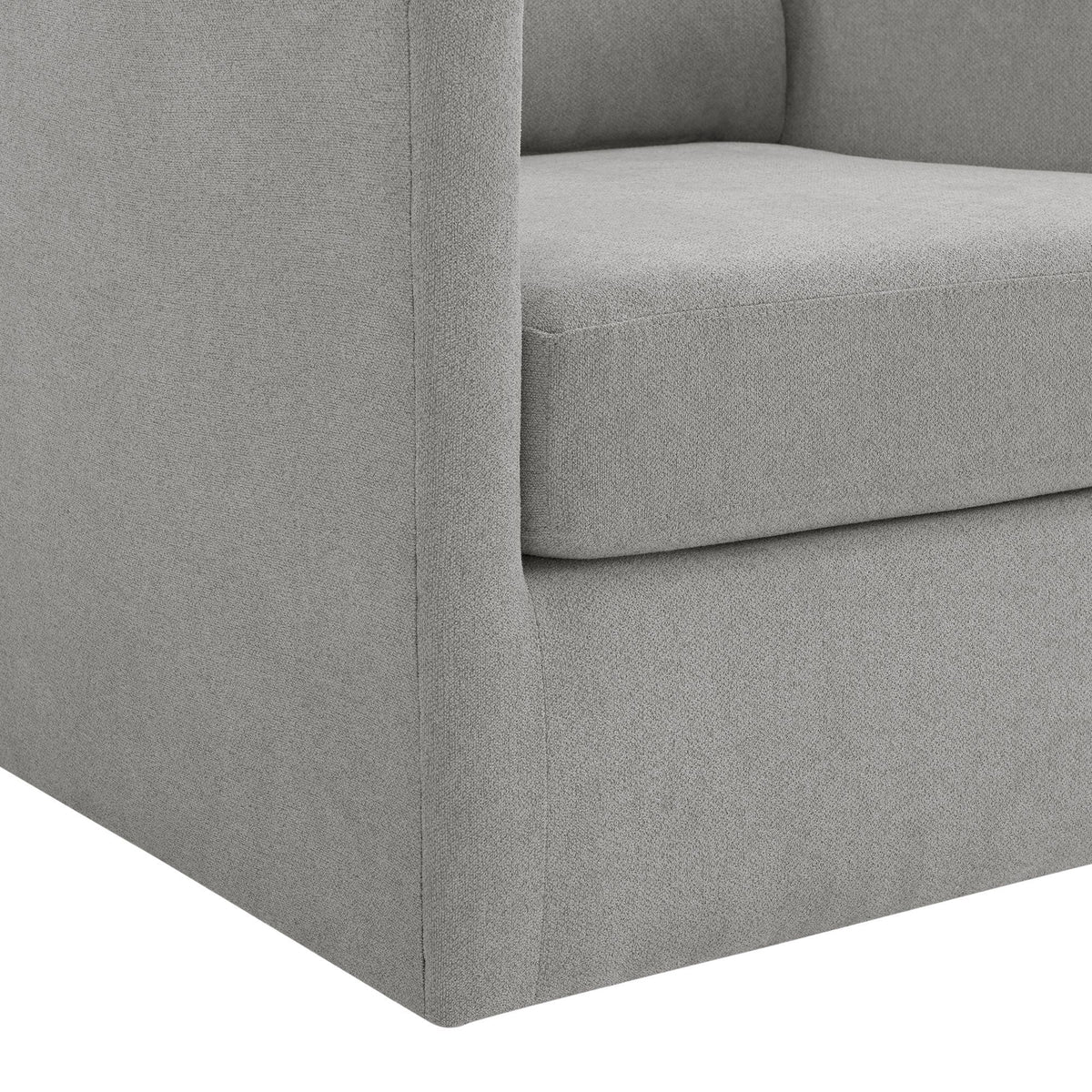 Acacia Swivel Chair in Gray by Elements International, view 9