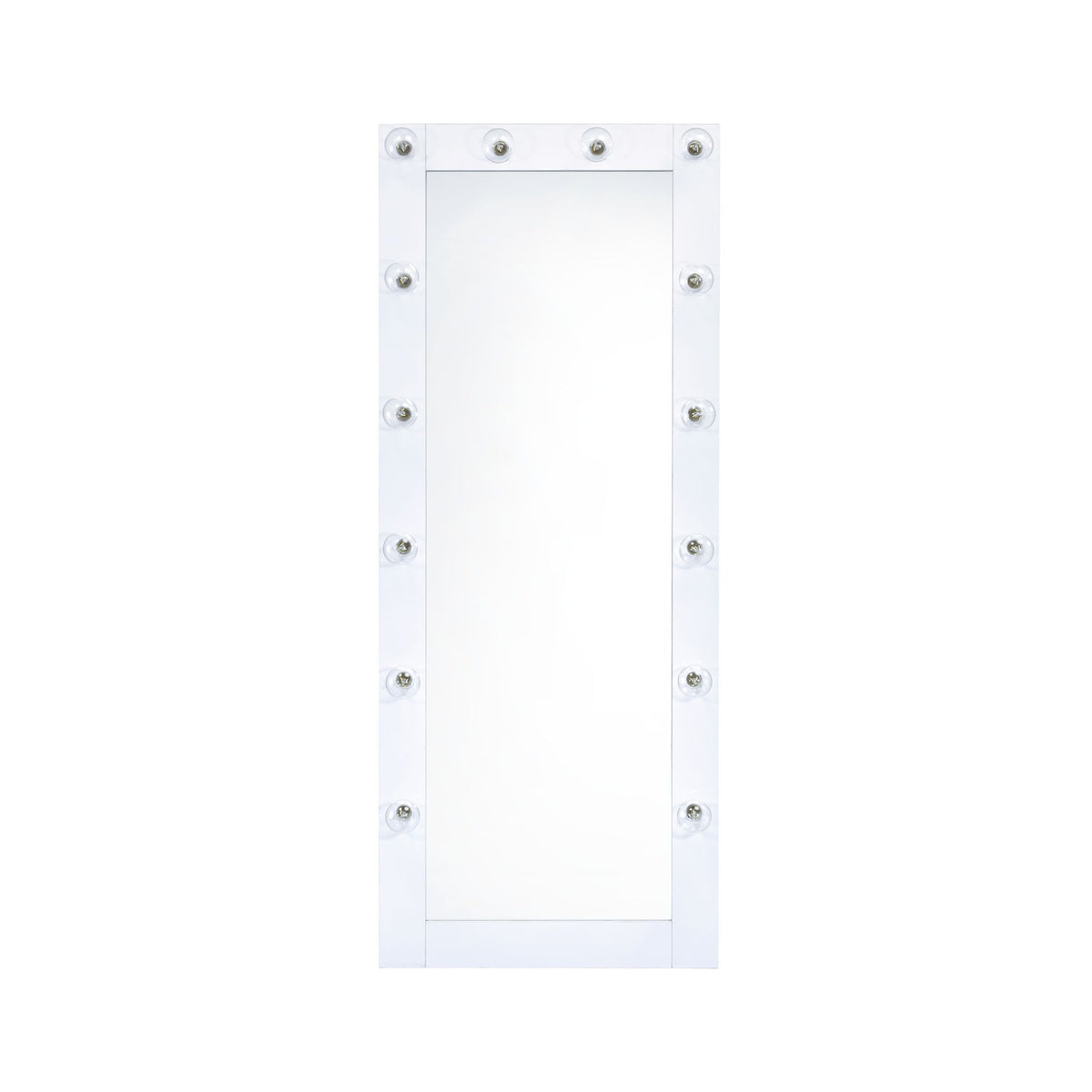 Lindy Floor Mirror in Glossy White by Elements International, view 5