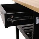 Contemporary Design Kitchen Cart With Wheels