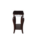 Mathias - Sofa Table - White & Walnut