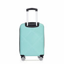 4 Piece Lightweight Suitcase, Makeup Box, Aircraft Wheels