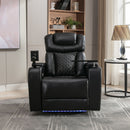 270 Degree Swivel Power Recliner With Tray Table, Phone Holder, Cup Holder, USB Port