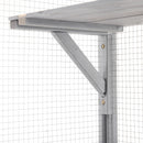 Outdoor Cat House, Diy Cat Enclosure Catio With Double Enter Doors