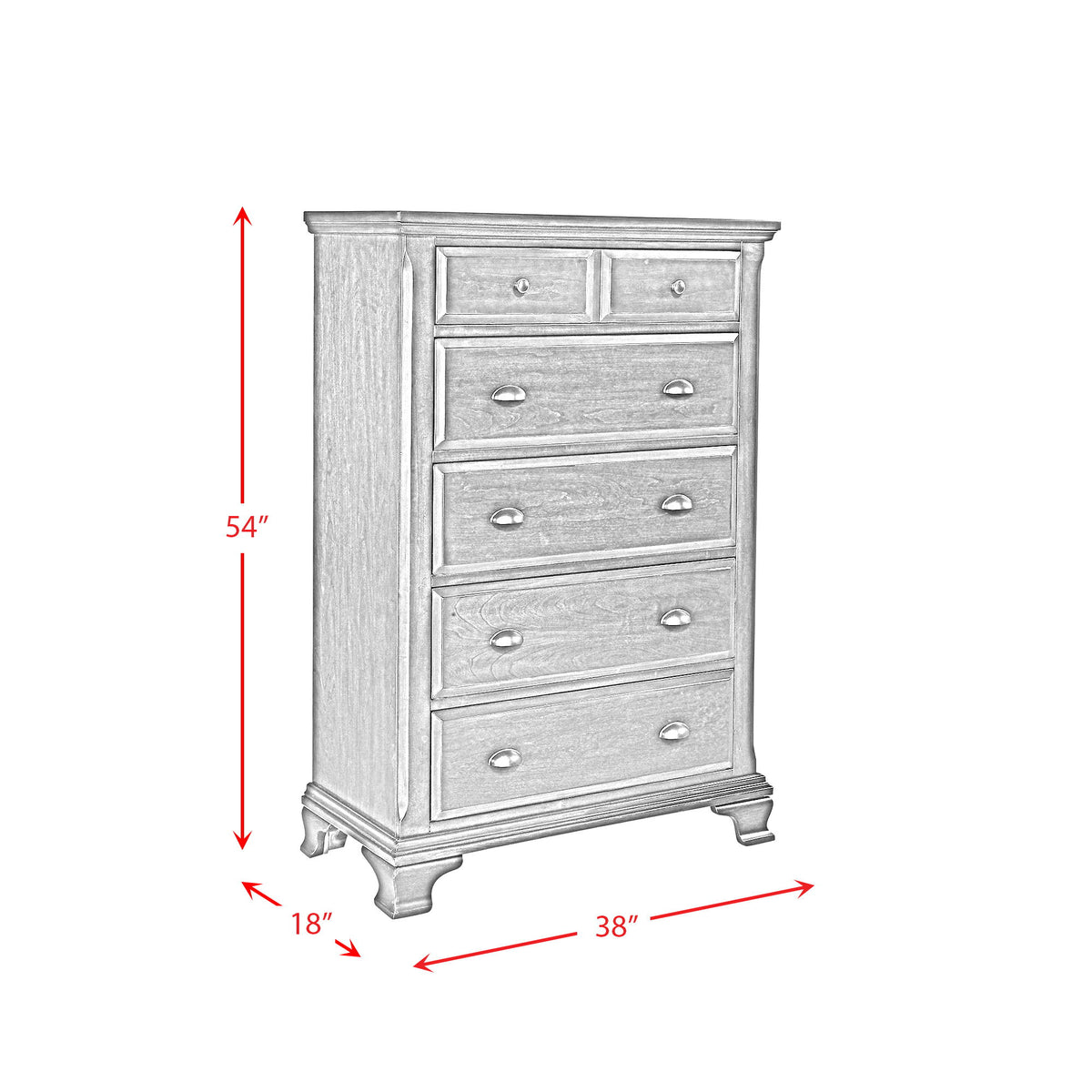 Canton Chest in Cherry by Elements International, view 4