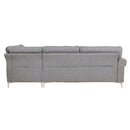 Melvyn - Sectional Sofa - Gray Fabric - Atlantic Fine Furniture Inc