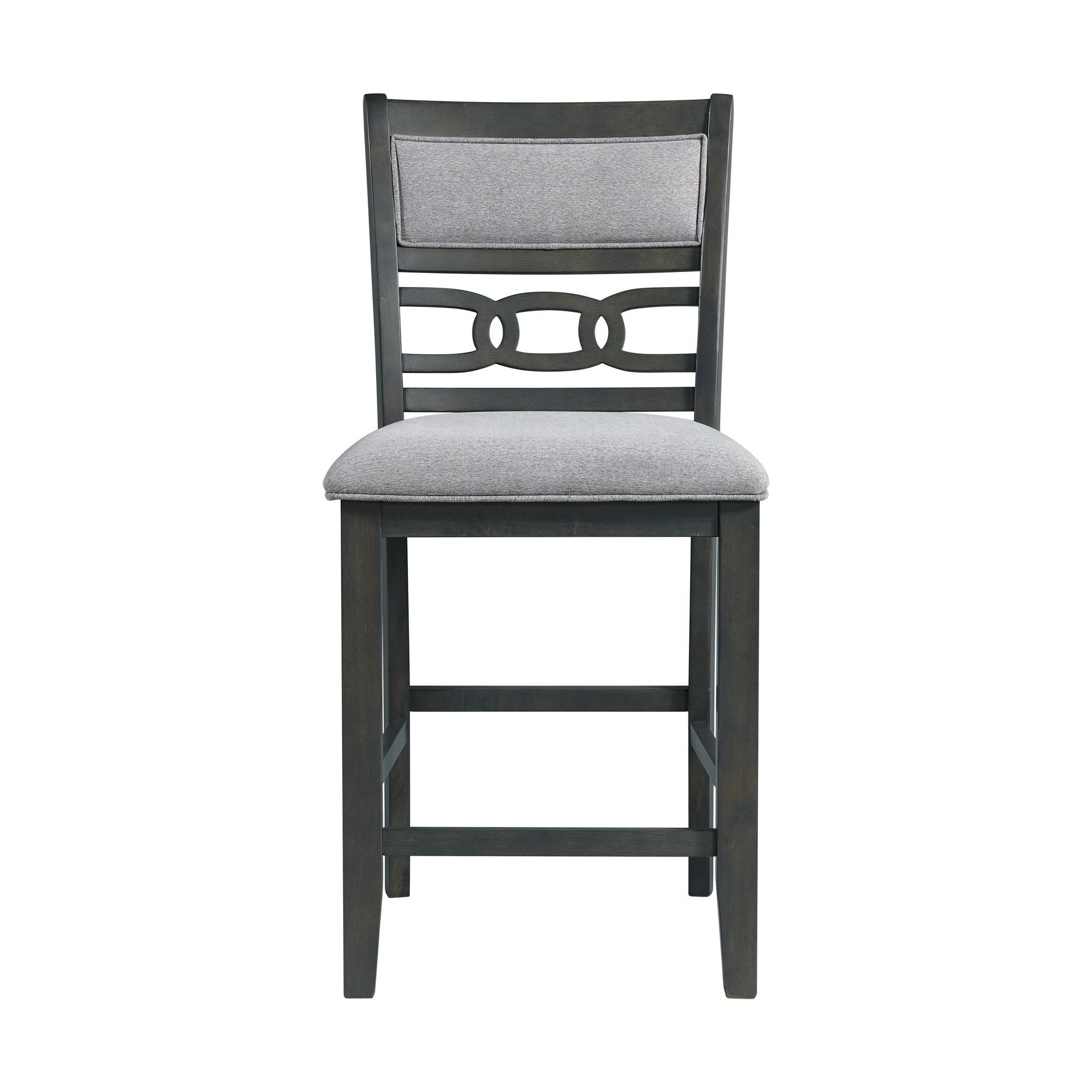 Amherst - Counter Side Chair With Fabric Cushion (Set of 2) - Gray Finish