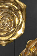 Rose Hanging Wall Accents (Set of 2) - Gold