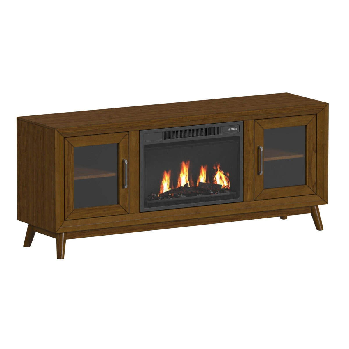 Santa Barbara Entertainment Unit in Dark Brown by Elements International, view 16