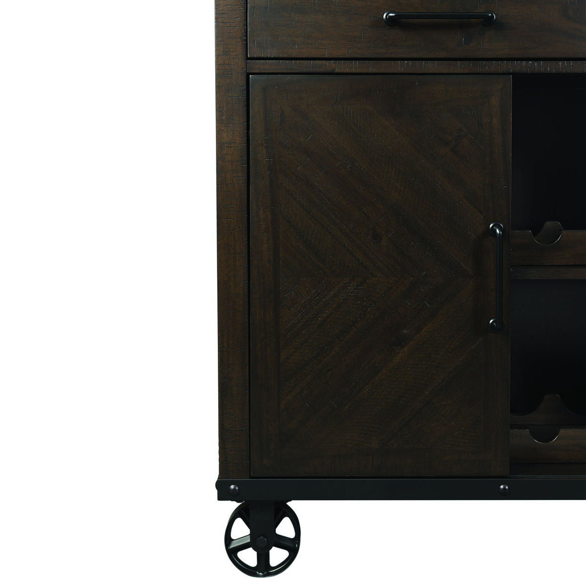 Colorado Server in Dark Brown by Elements International, view 8